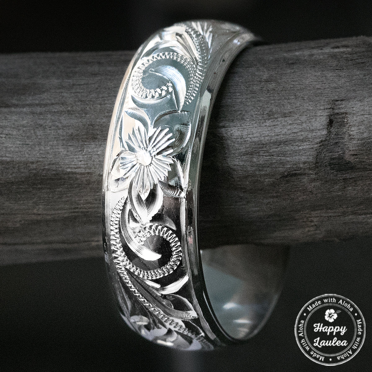 925 Stering Silver Ring Hand Engraved Old English Design with Polished  Edges - 6mm-8mm, Dome Barrel, Standard Fitment