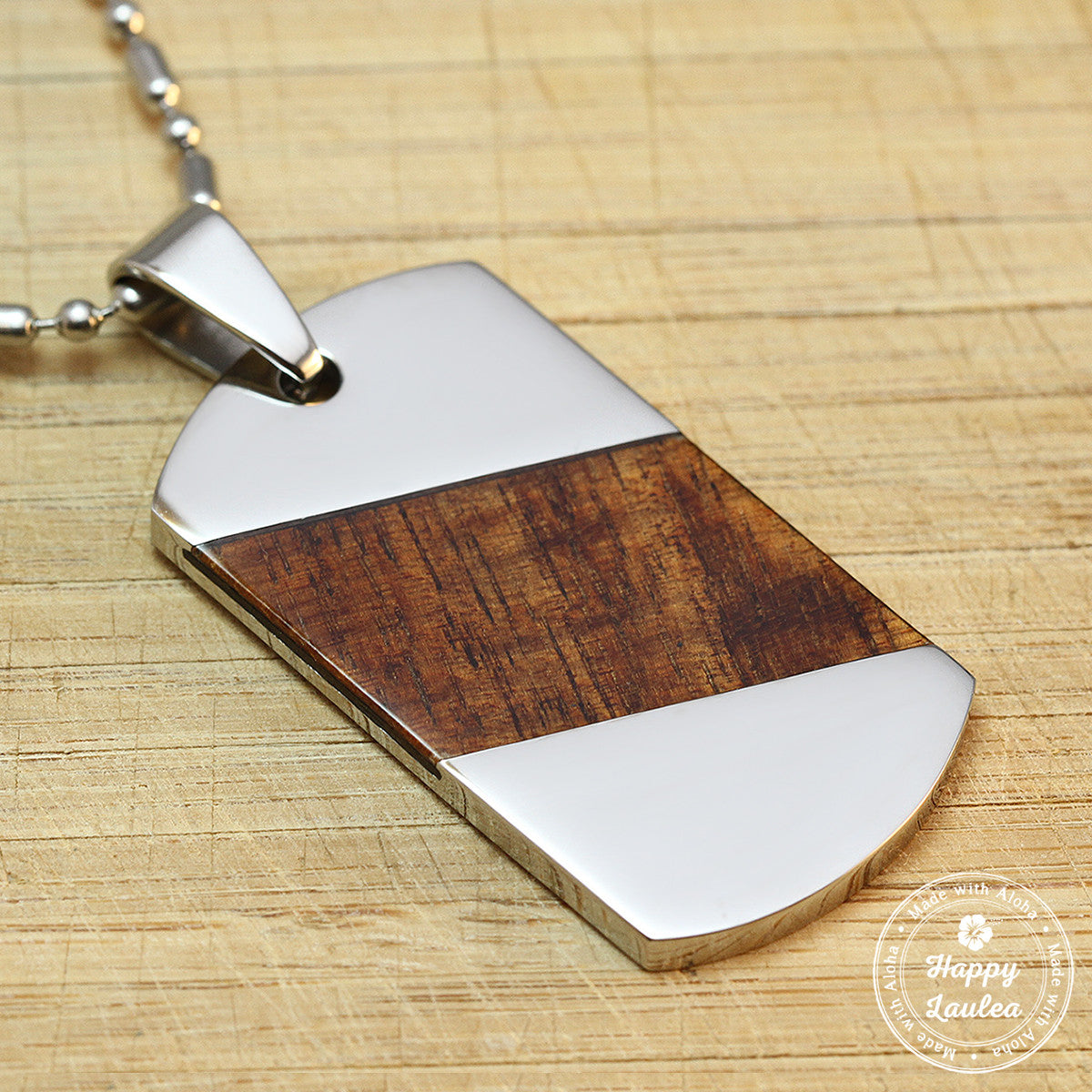 Stainless steel clearance dog tag pendant