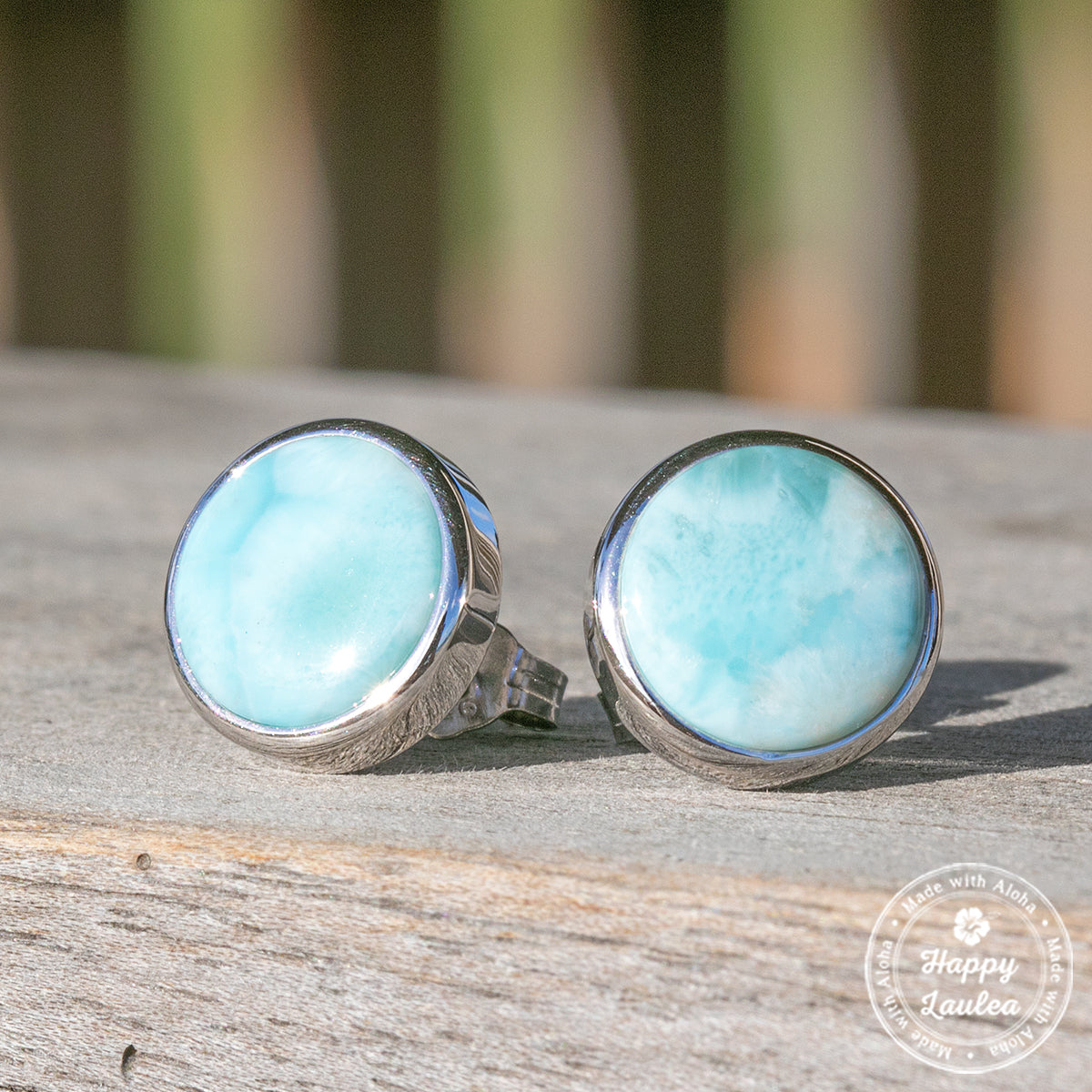 Larimar sterling 2025 silver earrings