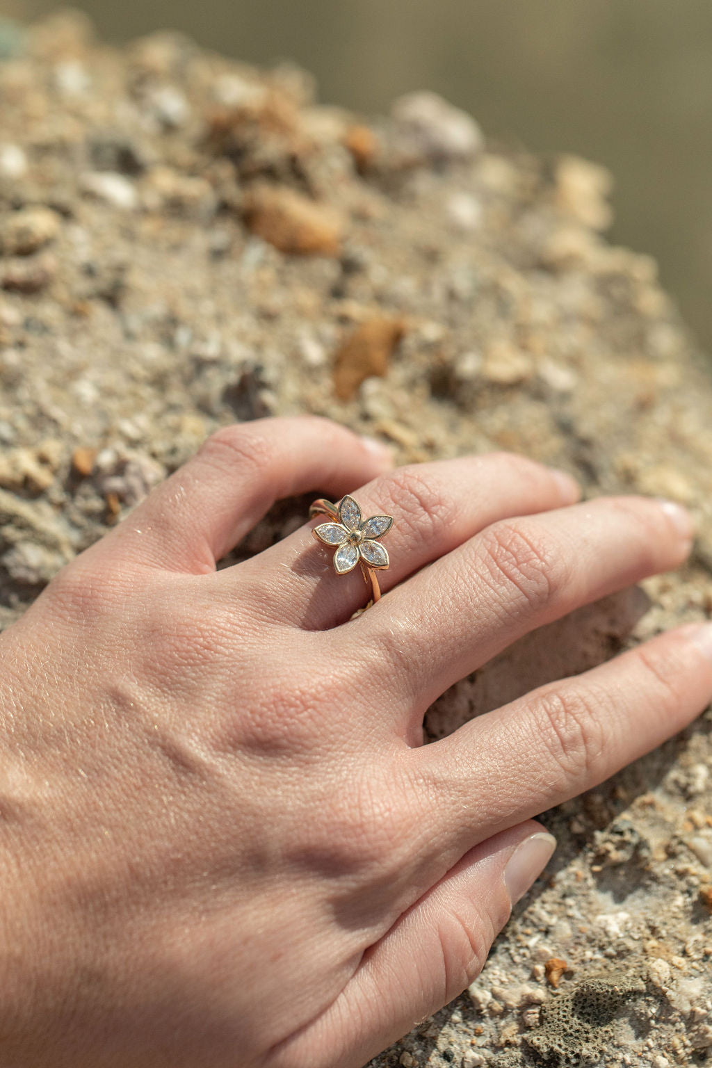 Marquise Diamond Plumeria [14K Gold]