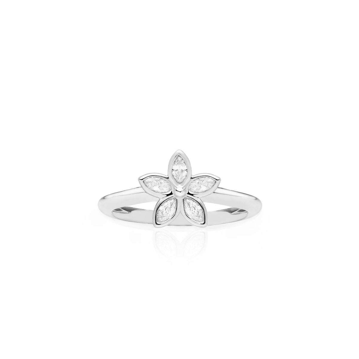 Marquise Diamond Plumeria [14K Gold]